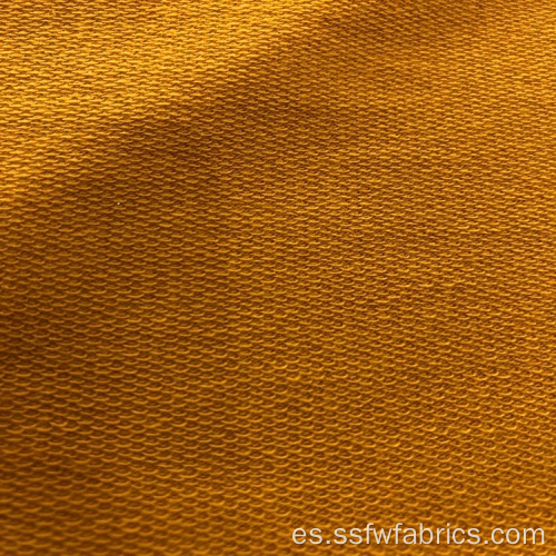 Nueva moda Elastic Terry Spandex Rayon Terylene-fabric